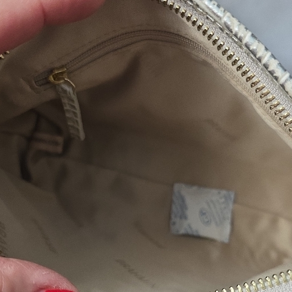 Brahmin Metallic Crocodile Embossed Shoulder Bag - Picture 4 of 4